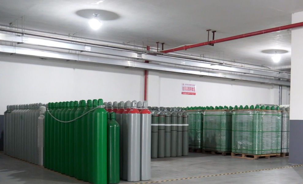 Yueyang Kaimeite Electronic Specialty Rare Gases Co., Ltd خط إنتاج الشركة المصنعة